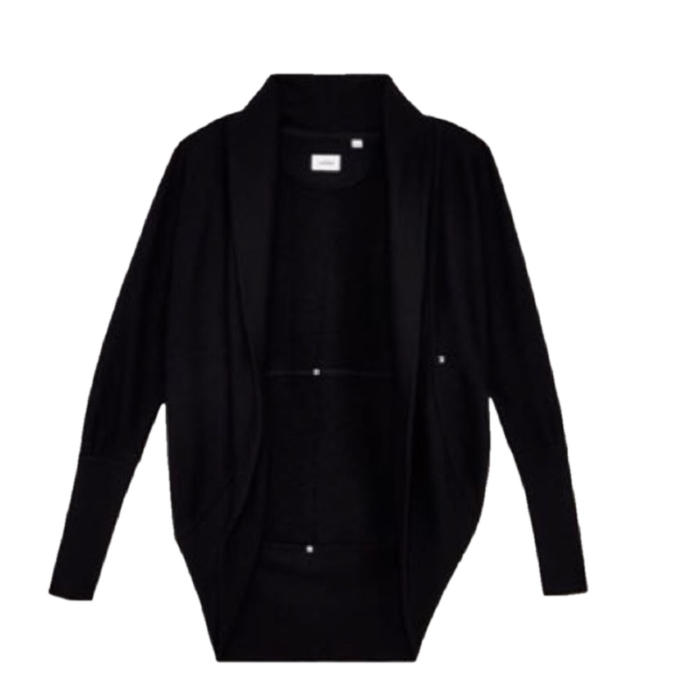 Aritzia Wilfred Diedroit Black Cardigan Sweater Small